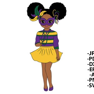 Mardi Gras 2024 Svg, Svg fille Mardi Gras, Svg masque de carnaval, mardi gras, svg masque de carnaval, Louisiane SVG, SVG La Nouvelle-Orléans