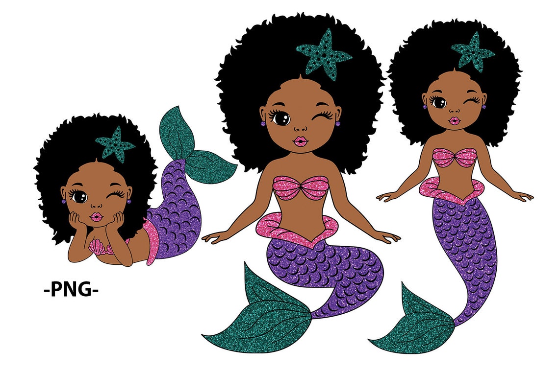 Free Free 197 Afro Mermaid Svg SVG PNG EPS DXF File