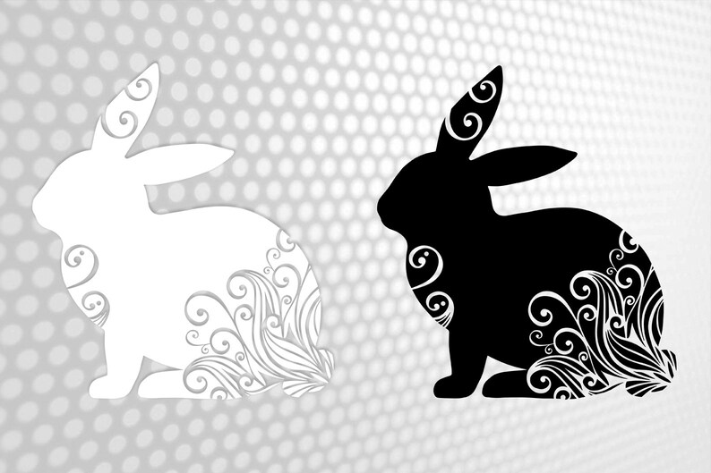 Download Mandala Svg Rabbit Svg Easter Svg Rabit Mandala svg | Etsy