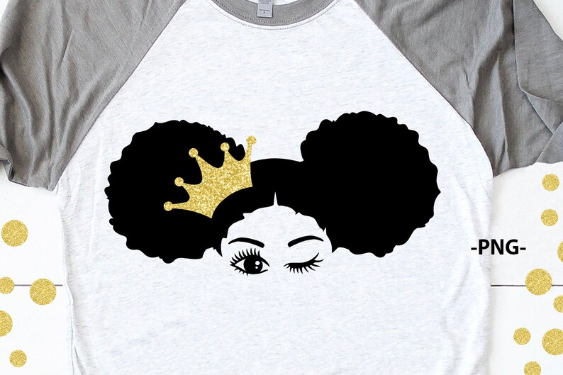 Download Svg Cut Files Black Queen Svg Hair Puffs Black Girl Svg Afro Woman Black Girl Magic Wink Eye Svg Shirt Black Girl Crown Clip Art Art Collectibles