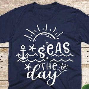 Mares el día svg / Seas camiseta / Crucero Svg / Sea Svg / Playa Svg // Archivo vectorial cortable, Cricut Explorar / Svg, DXF,EPS,PNG,Ai Archivos