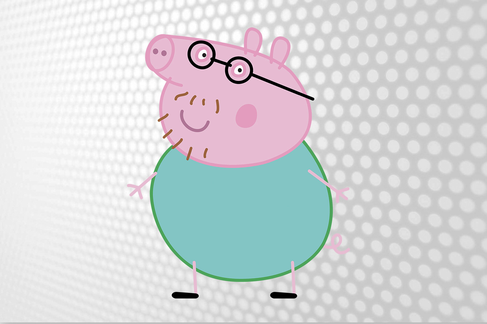 Daddy pig Svg Peppa pig svg Daddy pig Png Peppa pig Etsy