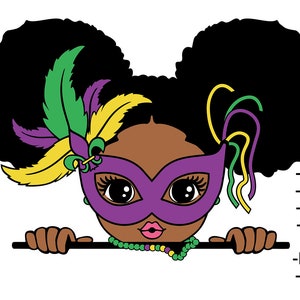 Mardi Gras Svg, Mardi Gras 2024, masque de Mardi Gras, mardi gras svg, svg masque de carnaval, fille noire Svg, Louisiane SVG, SVG La Nouvelle-Orléans