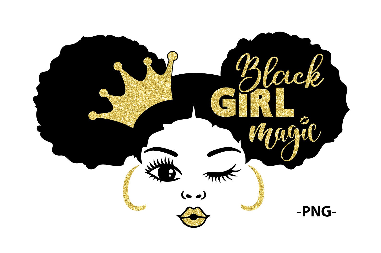 Black Girl Magic Svg Black Queen Svg Black Girl Svg | Etsy