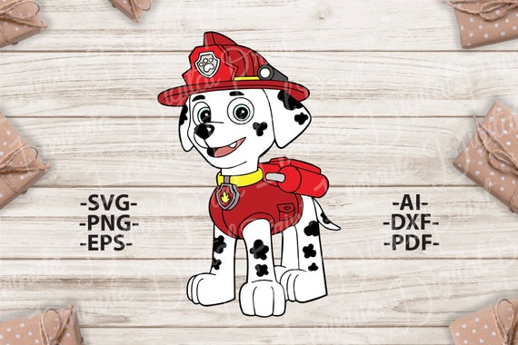 Download Free Marshall Dog Svg Paw Patrol Png Paw Patrol Svg Paw Etsy SVG Cut Files