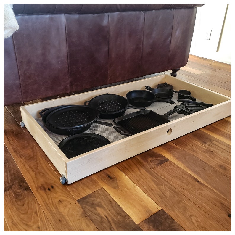 Under Couch Or Bed Rolling Storage Bin, 43 OFF