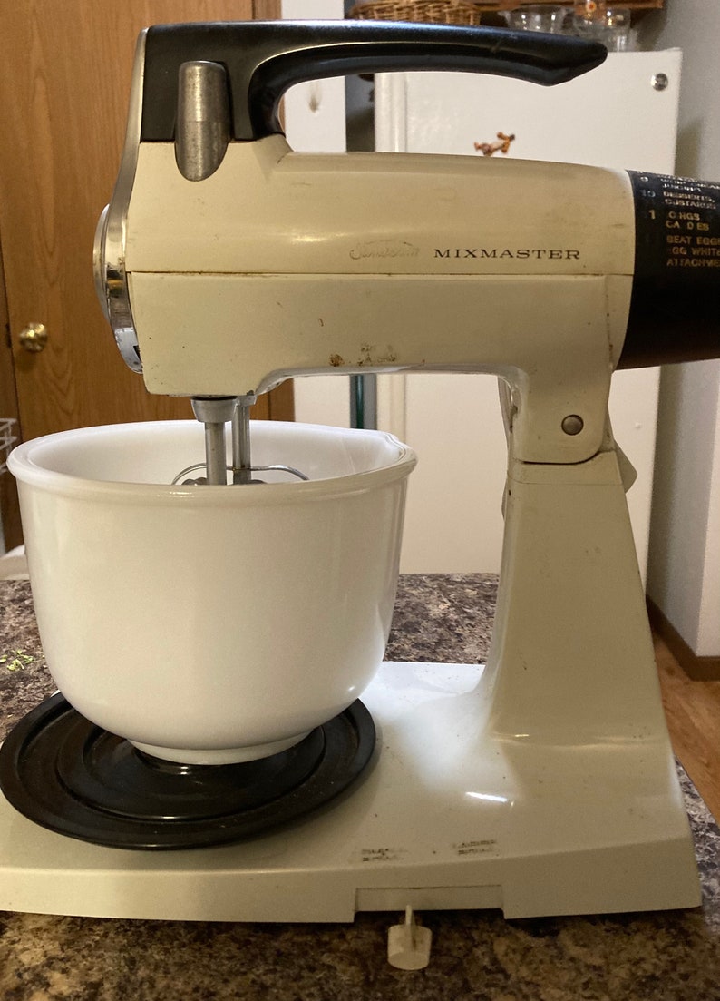 Vintage 1970's Sunbeam Mixmaster 12 Speed Counter Top Etsy