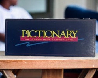 Vintage Pictionary Updated for the 90's Classic Board Game Quick Draw 1993