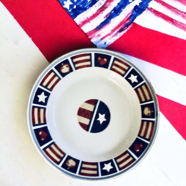 4th of July Ceramic Plates Etsy