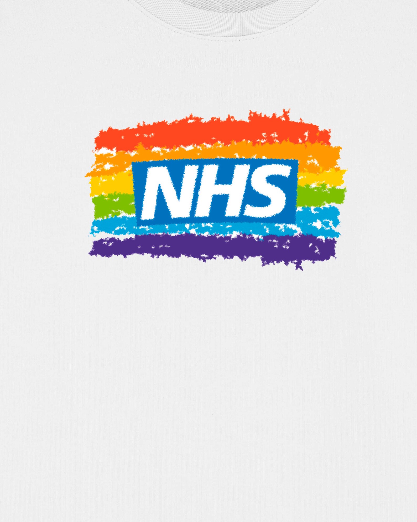 Rainbow NHS Printed Children's Unisex White T-shirt | Etsy UK