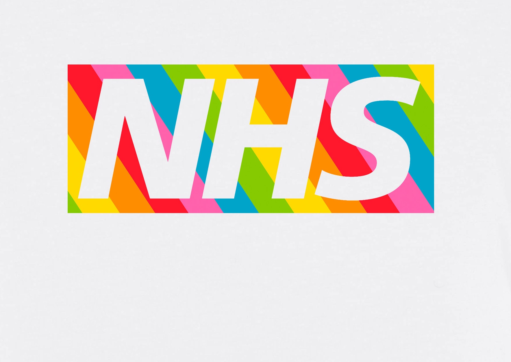Rainbow NHS Logo Gedrukt Heren T-shirt | Etsy