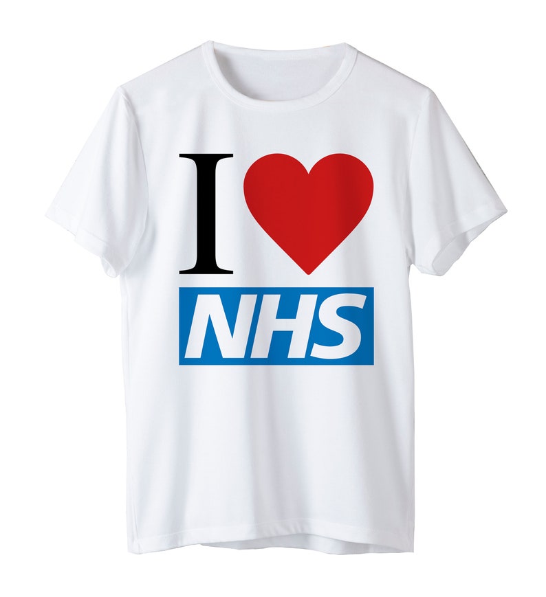 in the style nhs t shirt