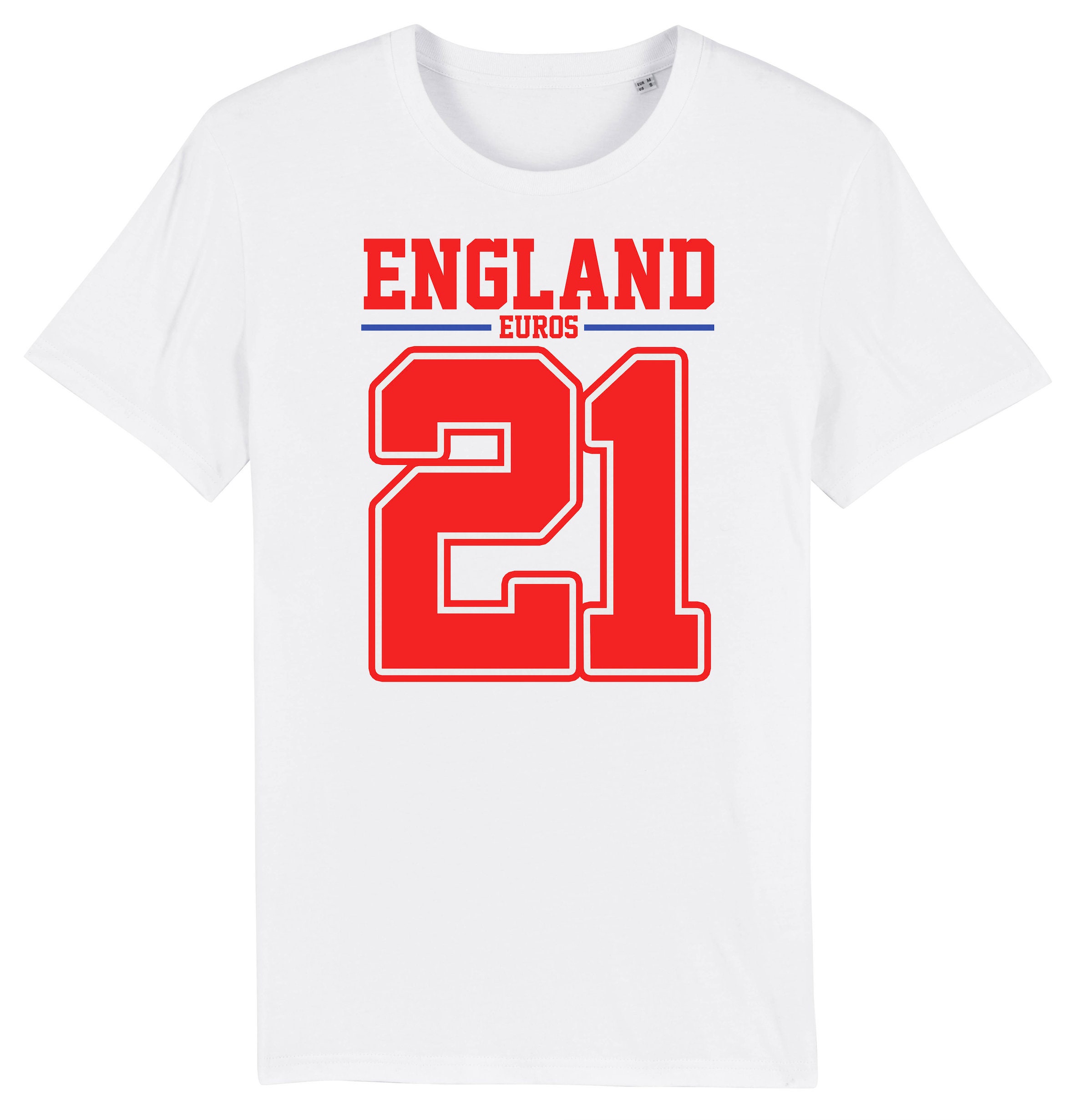 England Euros 21 Graphic Print Ladies White T-Shirt | Etsy