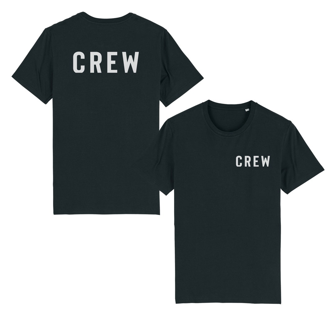 CREW Member: Event T-shirt Front Pocket Print and Back Print - Etsy