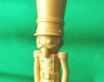 3D Printed Nutcracker Statue - A Timeless Holiday Decoration!