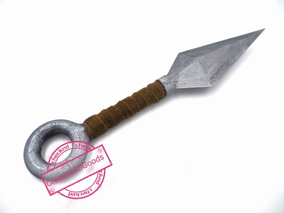 Kunai Cuchillo Ninja Arma Cosplay Impreso 3d 20 Cm