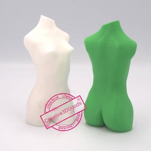 Female body torso statue 3d printed 12 cm