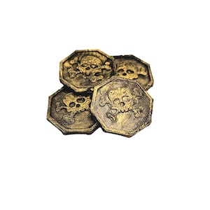 Skull coins or tokens