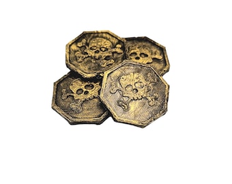 Skull coins or tokens