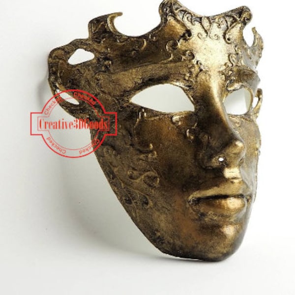 Venetian mask great for masquerade or carnival, cosplay or as a decor in your private space