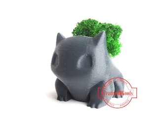 macetero bulbasaurpara plantas suculentas