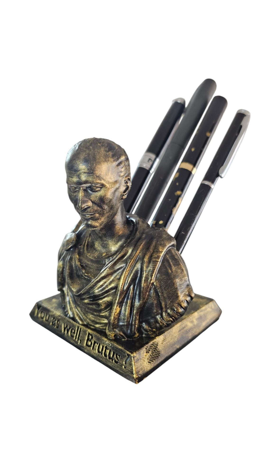 Julius Caesar Pen Holder You as Well, Brutus ? - Etsy, image size:1126x2000