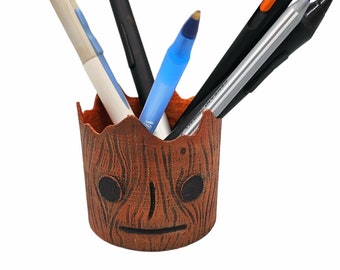 Wood groot pen or pot