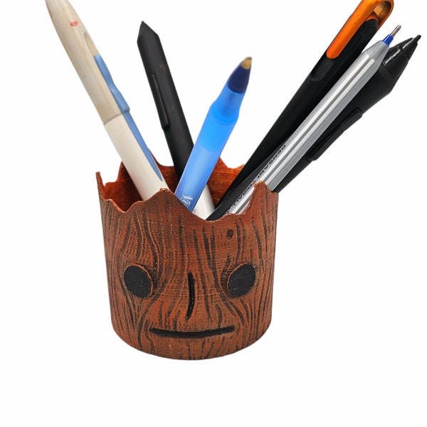 Wood groot pen or pot