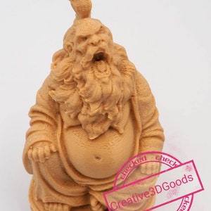 Yelling Dwarf Buddha Statue - Einzigartiges Wohndekor 3d gedruckt