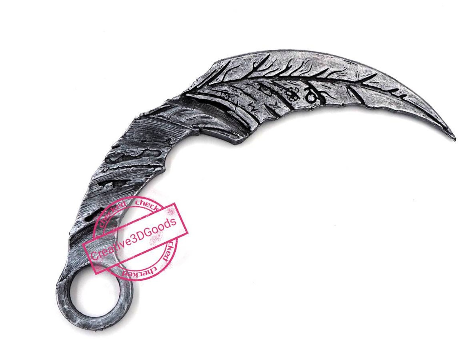 Karambit Cosplay Knife Lucifer Knife Dagger Maze Knife 3d Etsy Ireland