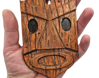 Kahuna tiki mask wall art