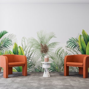 Botanical Wallpaper, Office Wallpaper, Bedroom Wallpaper, Peel and Paste Wallpaper, Living Room Wallpaper, peel and stick wallpaper