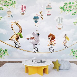 Madagascar Wallpaper, Nature Mural, Peel and Stick Self-Adhesive, Kids Room Wall Mural, Living Room, Bedroom Wall Mural, soft, Wallpaper