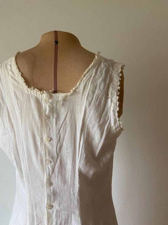 Edwardian White Cotton Romper main image 1