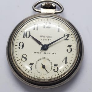 Westclox scotty pocket watch - Etsy 日本