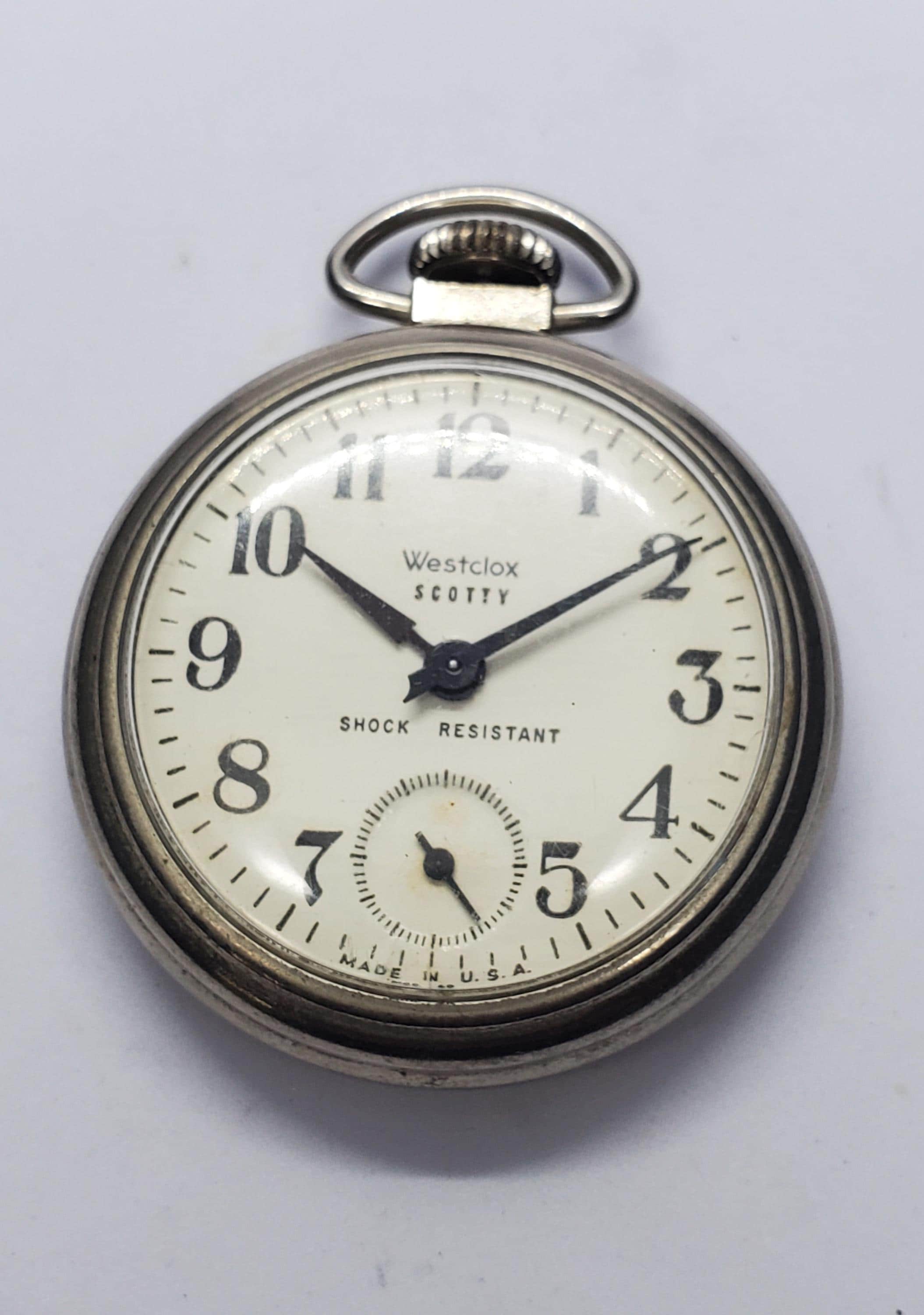 Westclox scotty pocket watch - Etsy 日本