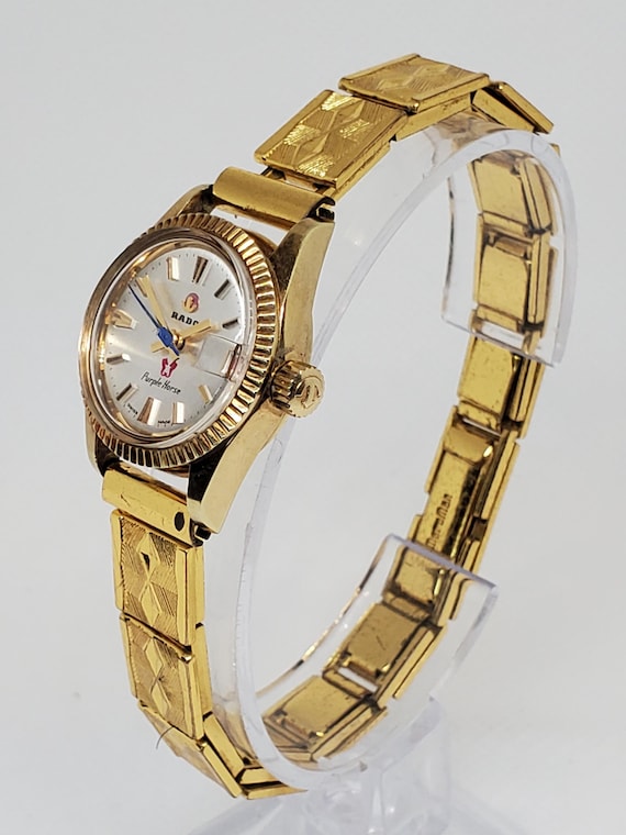 240626E　RADO ラドー　腕時計　Purple Horse Vintage Rado Purple Horse Chocolate Brown Dial Wrist Watch