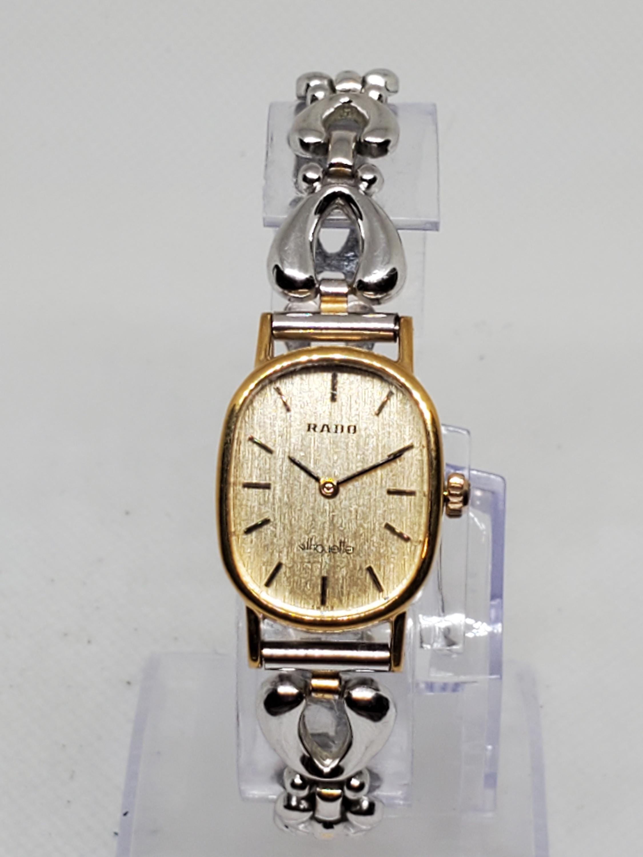 RADO Silhouette 179.9500.2 腕時計 クォーツ 八角形 Vintage Rado Silhouette Gold Plated Watch, Manual Swiss Movement
