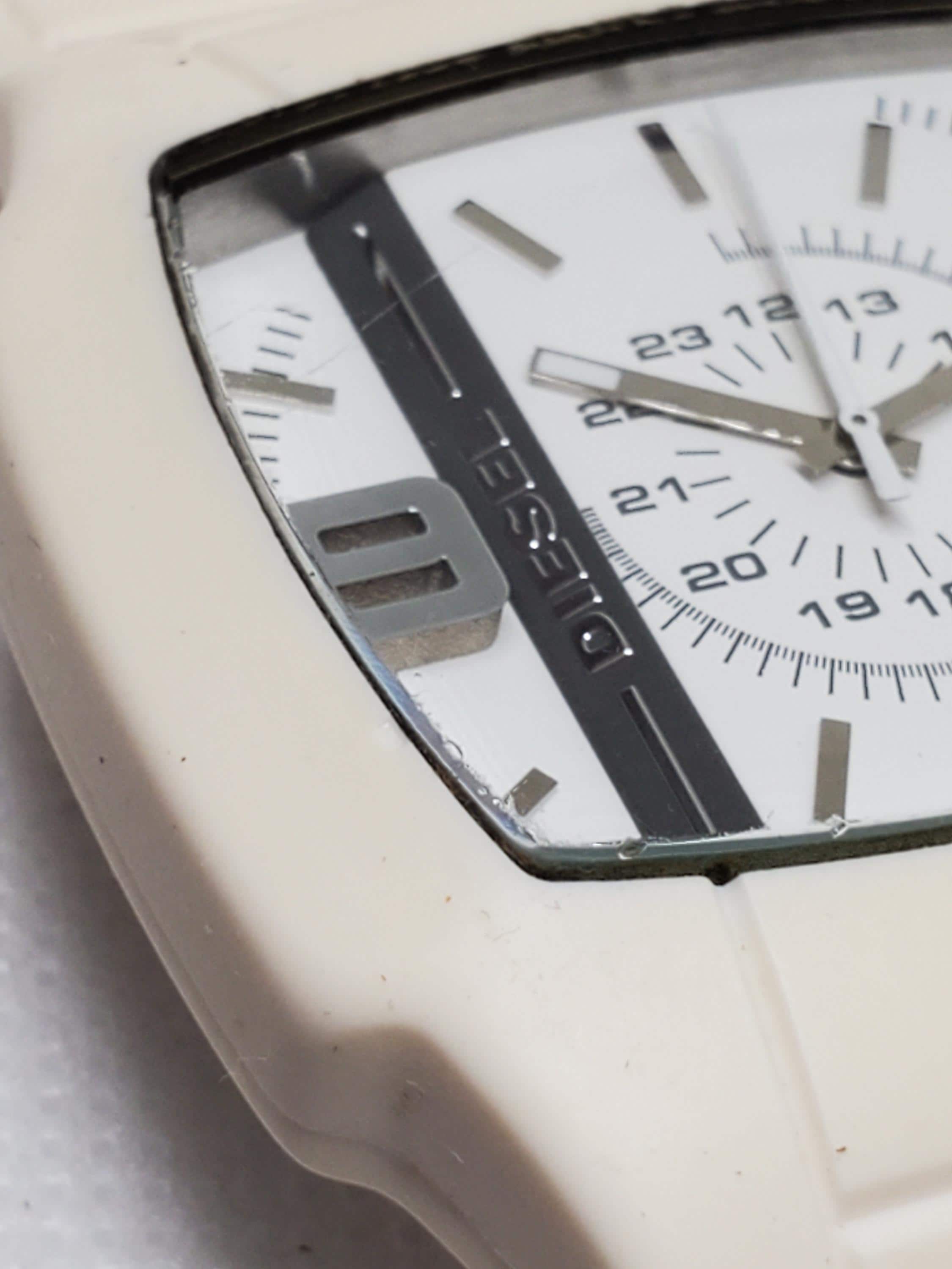 Diesel White Only the Brave DZ-1321 Watch, 2010s , Working - Etsy