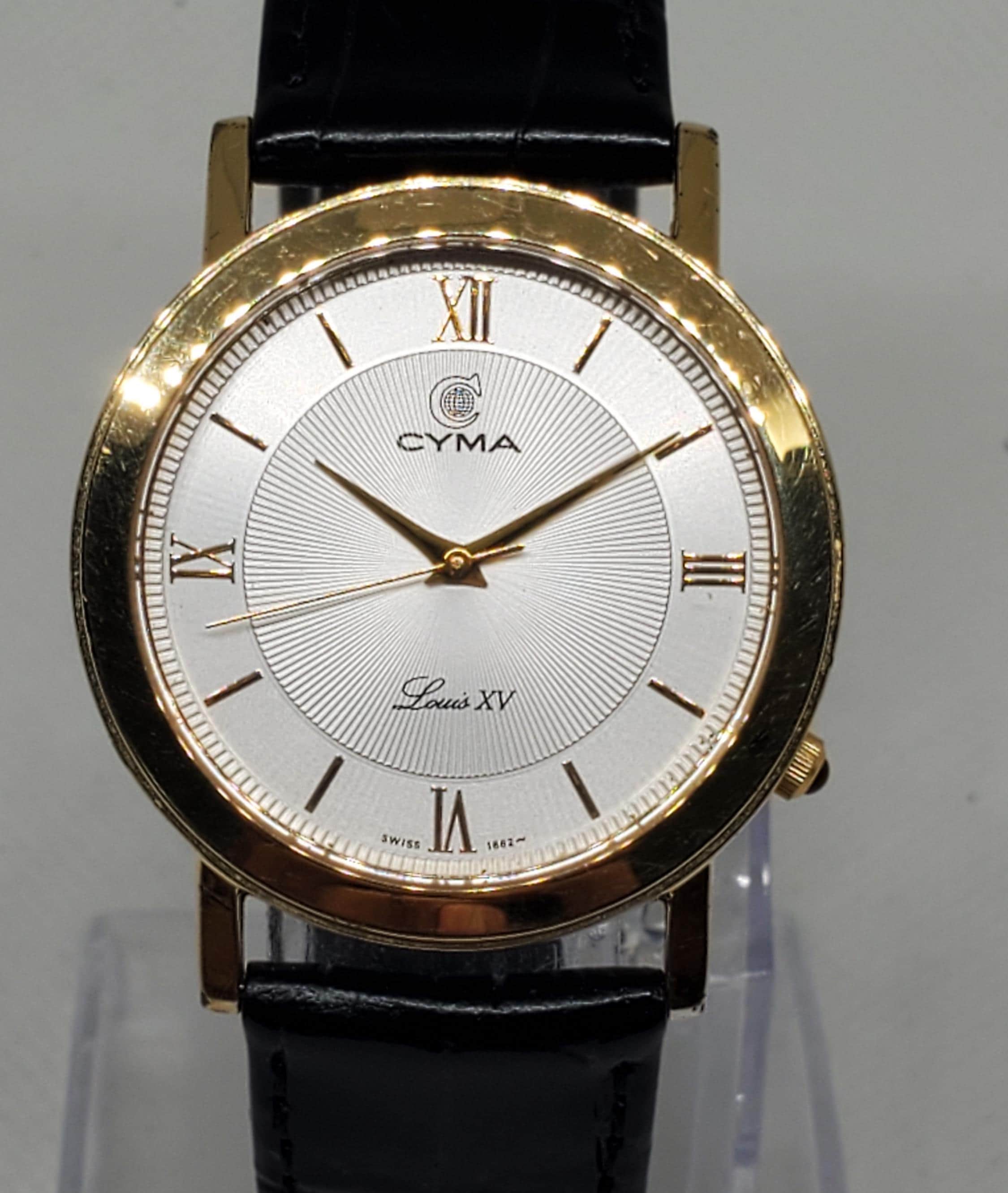 Cyma Louis XV Gold Plated Unisex Watch, 1990s, Working - Etsy Israel