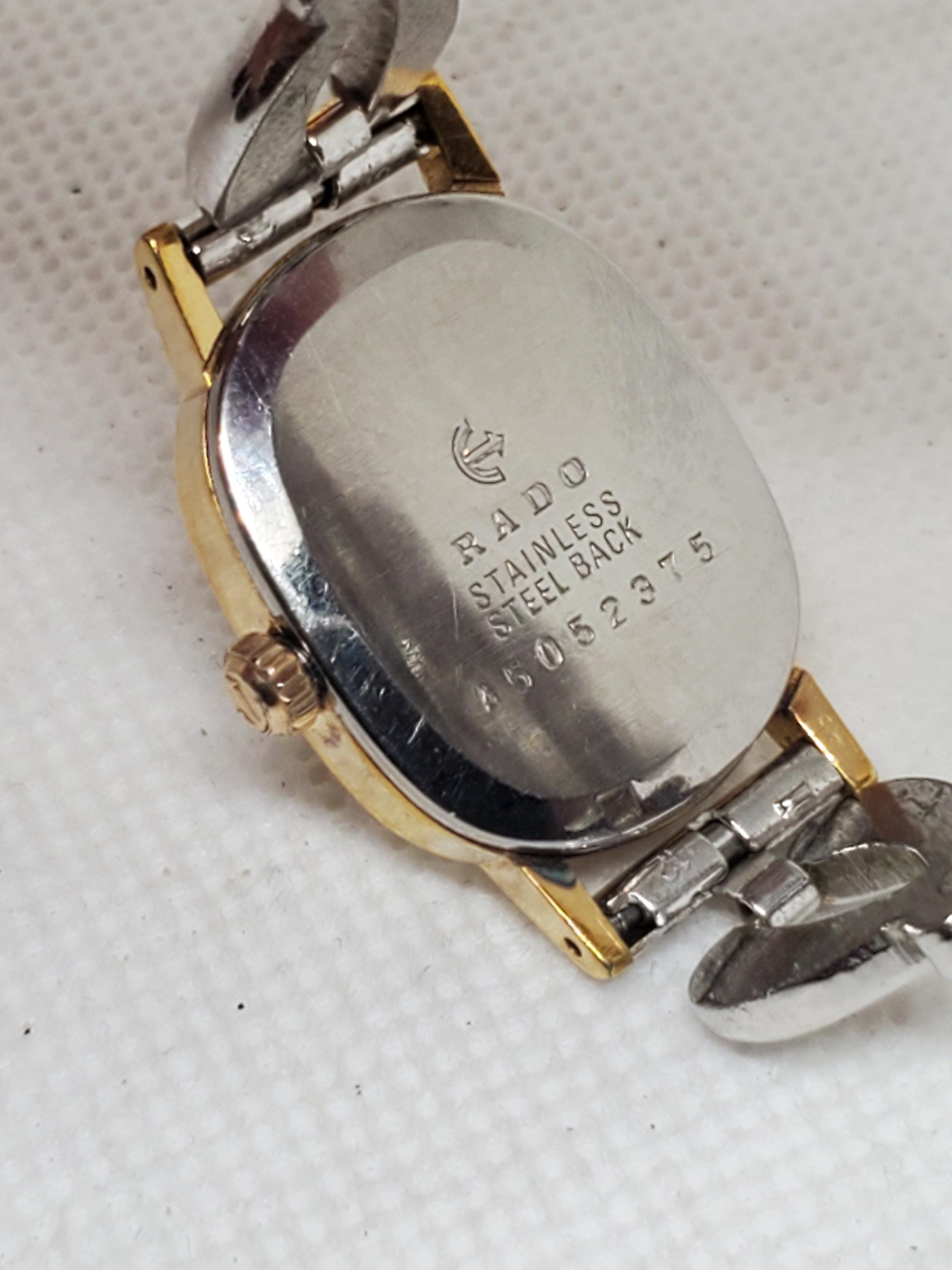 Vintage Rado Silhouette Gold Plated Watch, Manual Swiss Movement