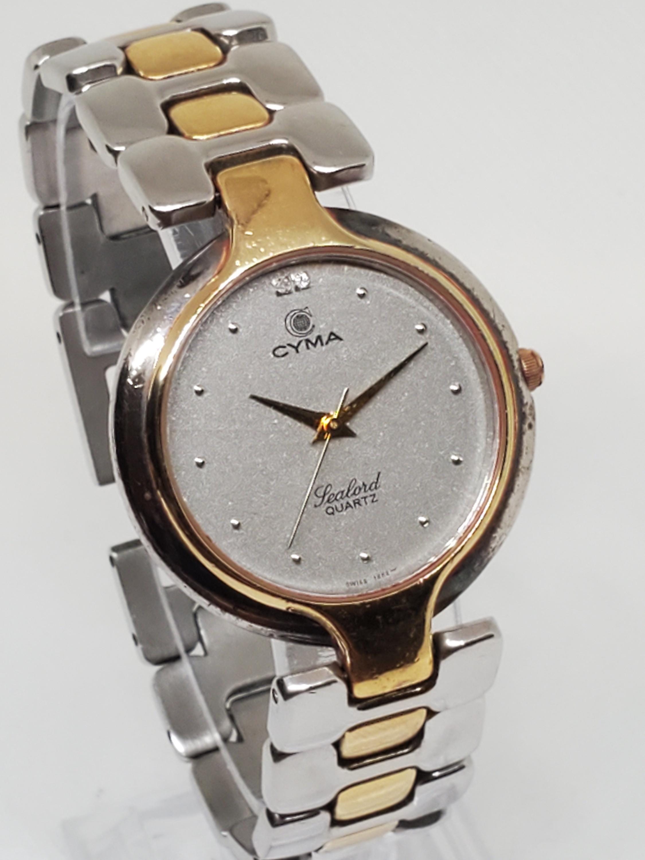 Cyma Sealord Dul-tone Watch, Year 1980s, Running - Etsy Canada