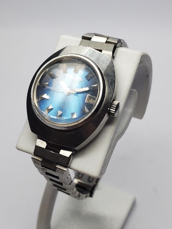 Vintage Citizen 6900 Automatic Watch, Blue Dial, 1974, Running - Etsy