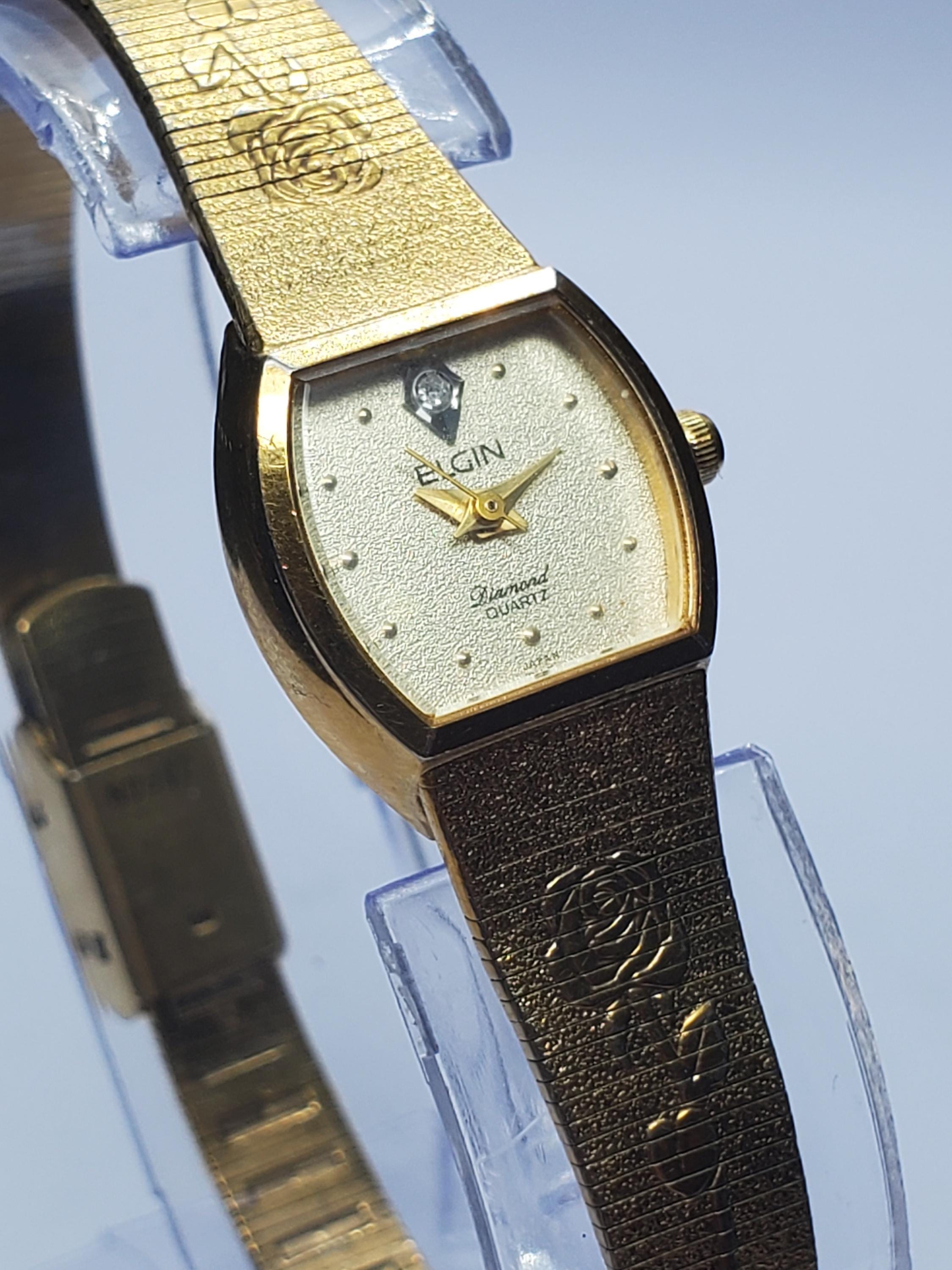 Elgin Diamond Ladies Watch - Etsy