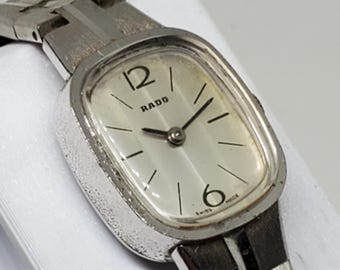 Vintage RADO 17 Jewels Manual Wind Ladies Watch New Band  display picture 2