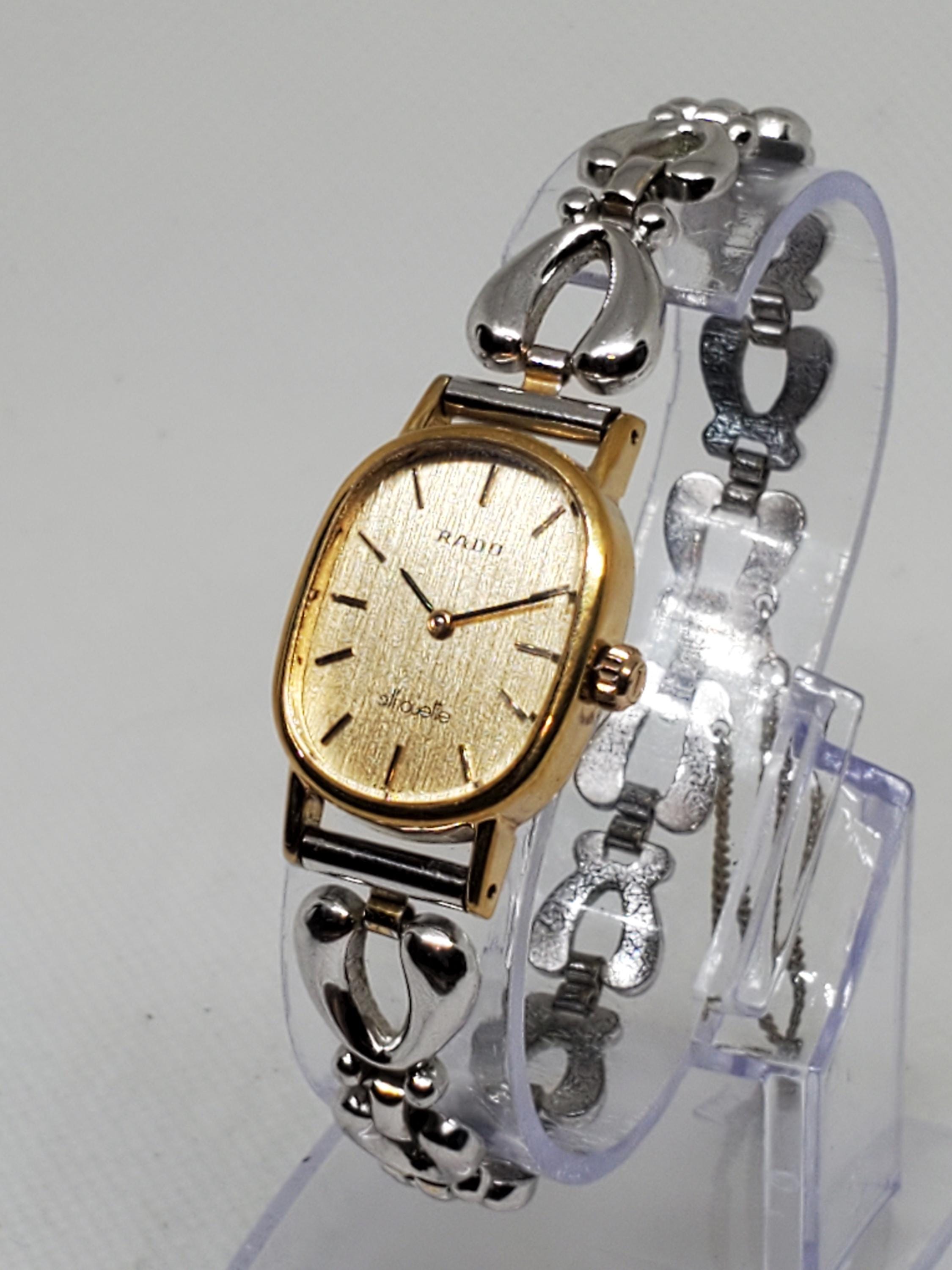 Vintage Rado Silhouette Gold Plated Watch, Manual Swiss Movement