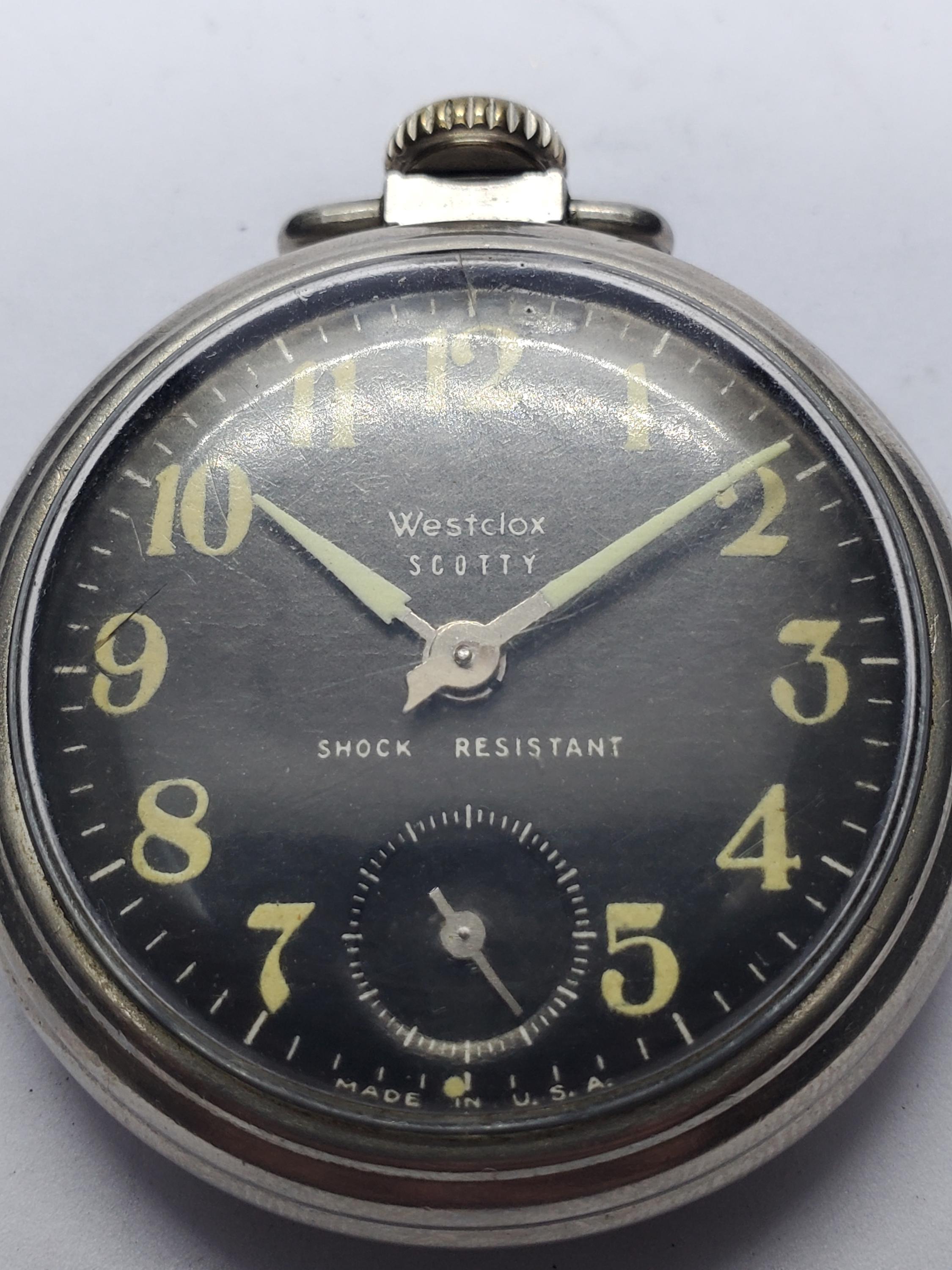 Westclox scotty pocket watch - Etsy 日本