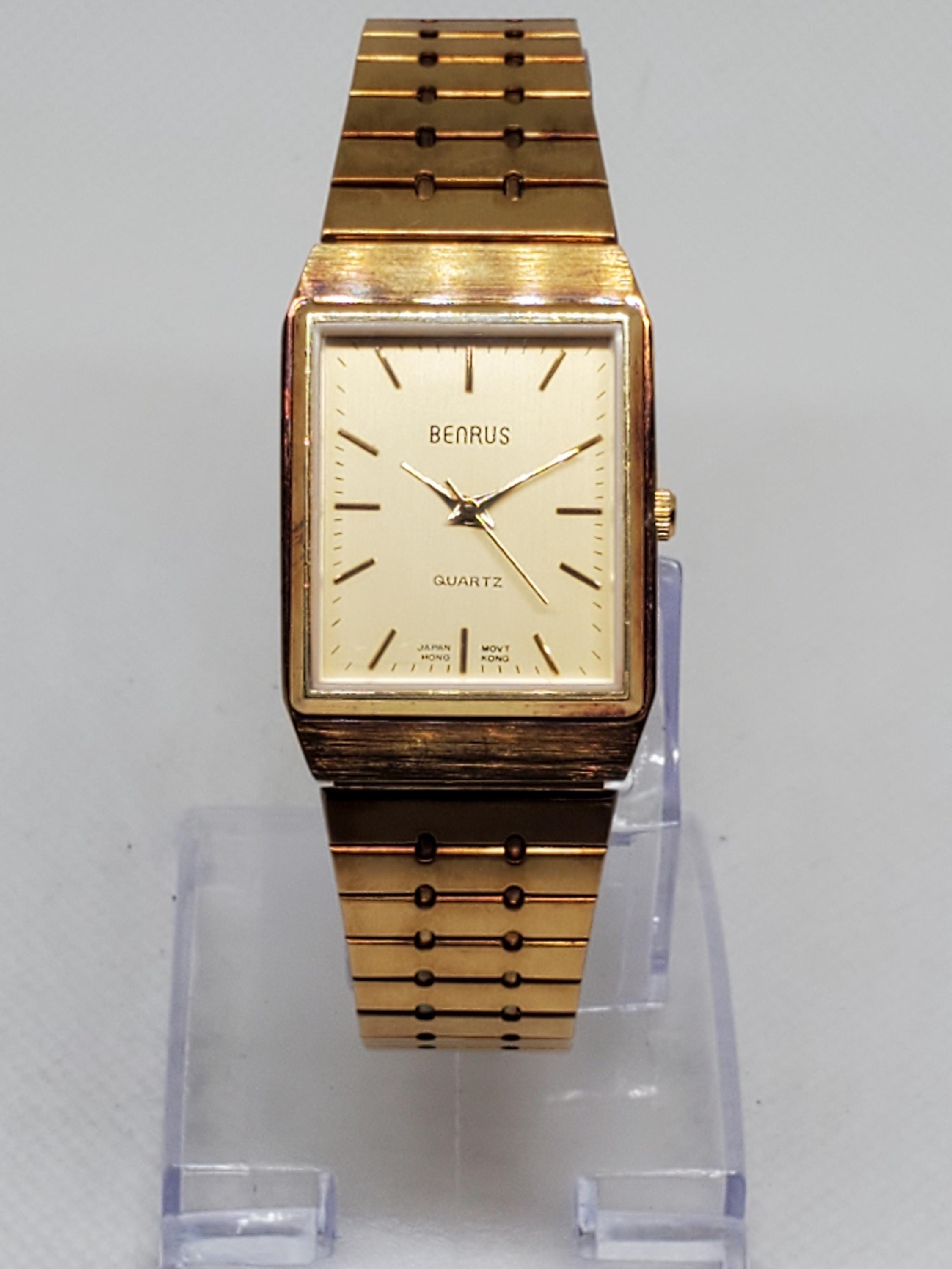 【限定値下】【1950年代】ベンラス 10金メッキ スイス製17石 手巻き腕時計 ベンラス 女性用腕時計 ダイヤモンドと装飾バンド 【1960年頃】