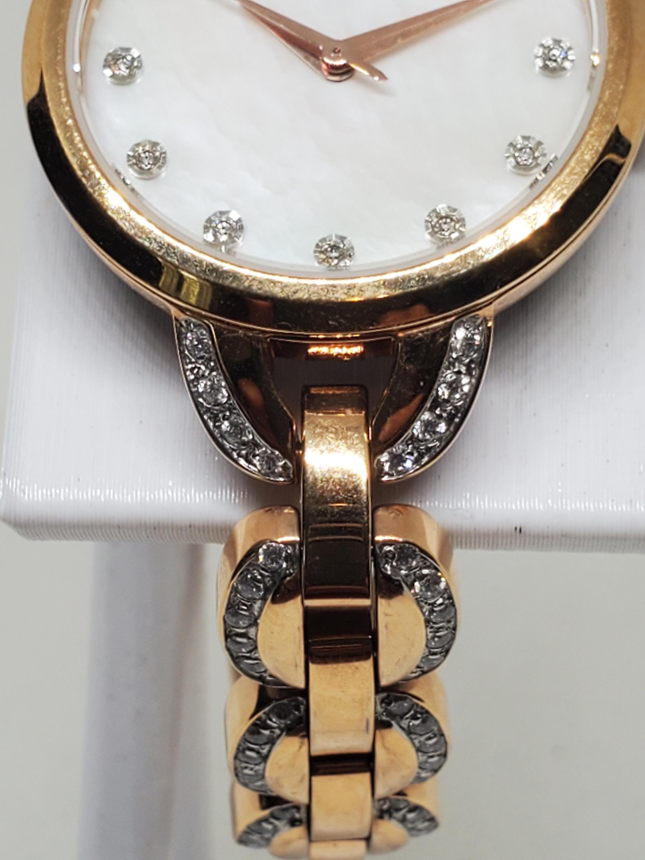 Bulova Crystal 98L207 Rose Gold Women