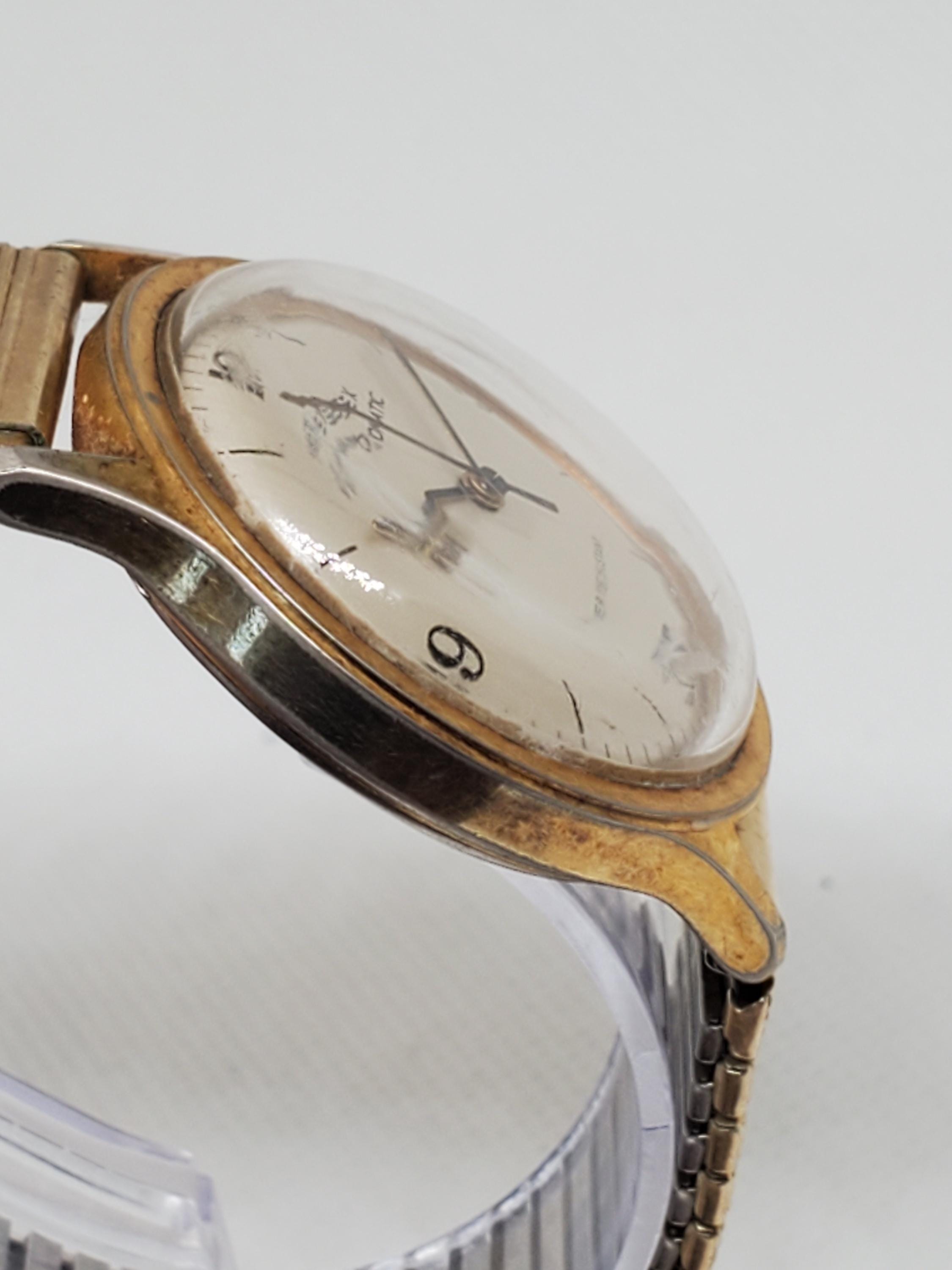 Vintage Vintage Timex Viscount Automatic 31220 Gold Plated 